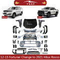 12-15 Fortuner Manage на 2021 Hilux Rocco Kit